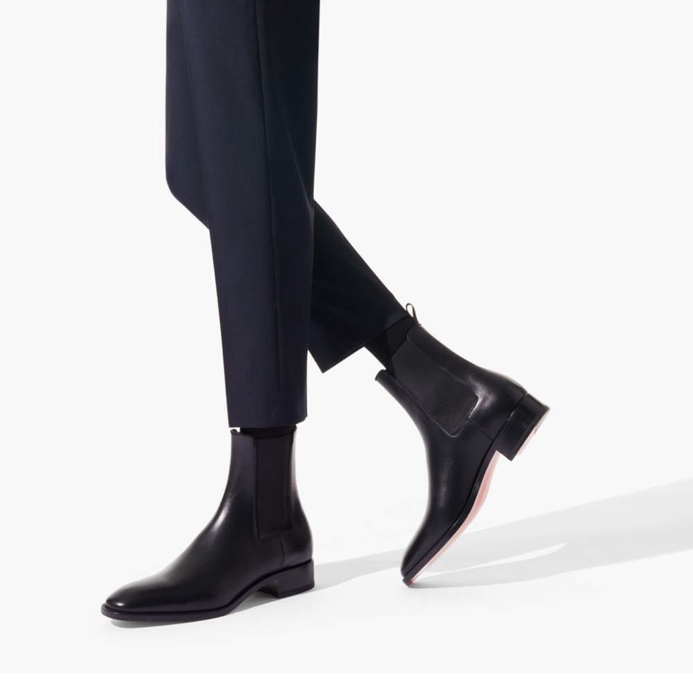 NWB Christian Louboutin womans leather ankle boots
